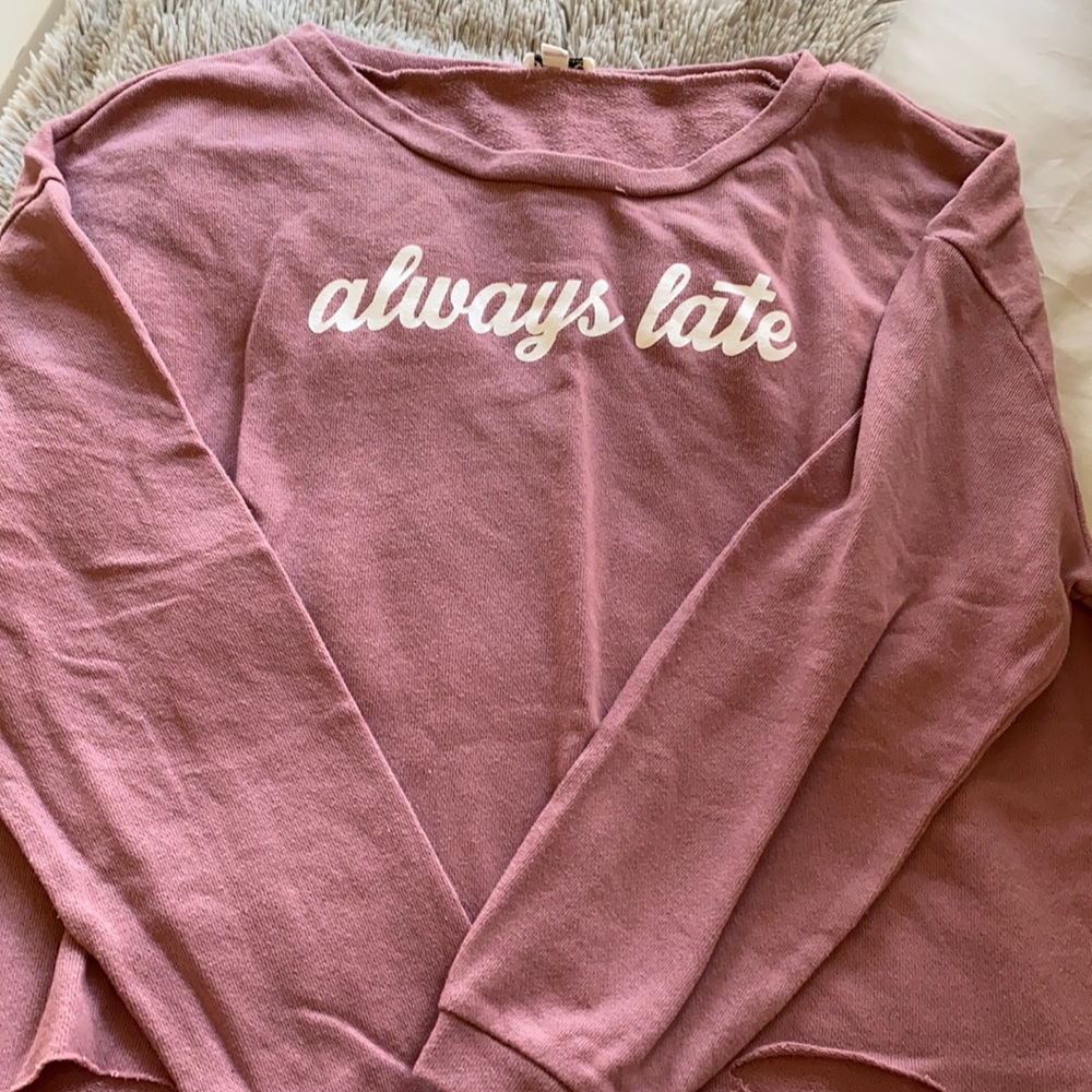 Women’s fun distressed detail sweatshirt
